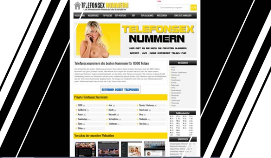 Telefonsexnummern Telefonsexnummer